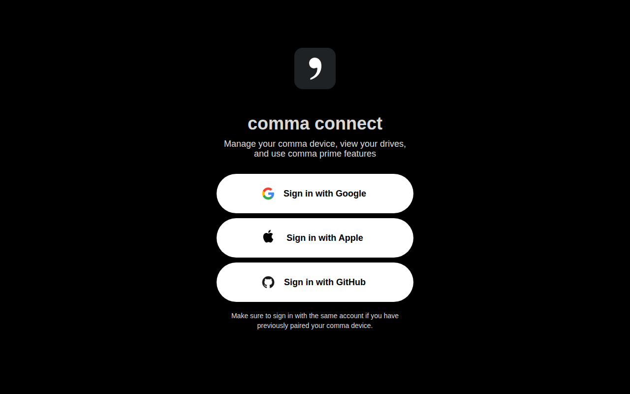 Sign in desktop current