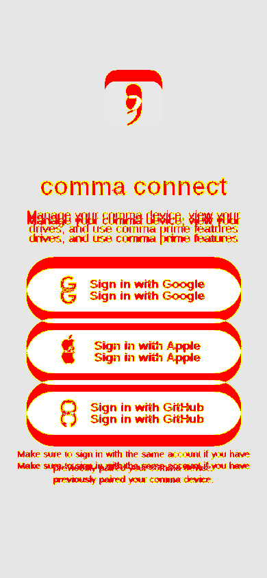 Sign in mobile pixel diff